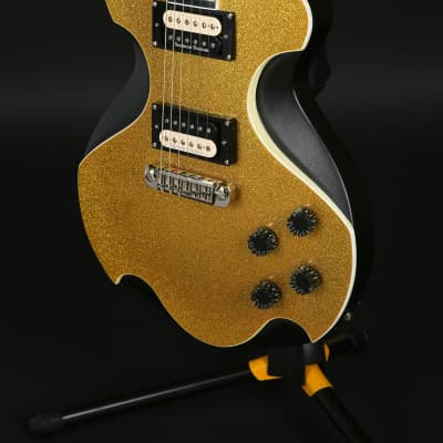 Kraken Janus Supreme Gold Top Unique Design Electric Guitar Sparkle Single Cut LP Style image 5