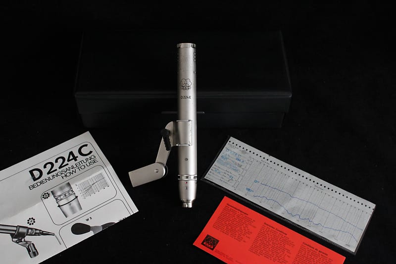 希少!!　AKG　ダイナミック マイク D224E　動作品 希少!! AKG ダイナミック マイク D224E 動作品 激レア 動作品