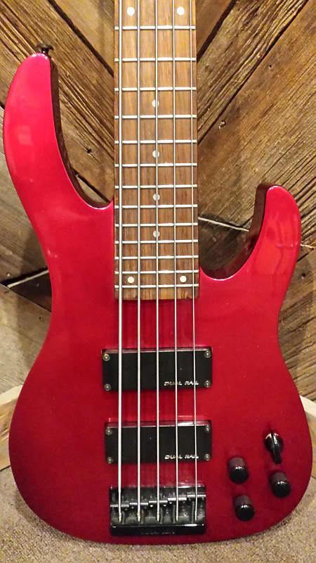 Kramer Baretta 5-String Bass Model 522SP Early 2000's Red