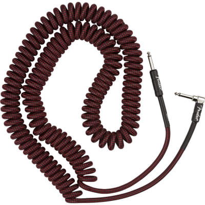 Fender Professional Coil Cable, 30ft, Red Tweed image 2