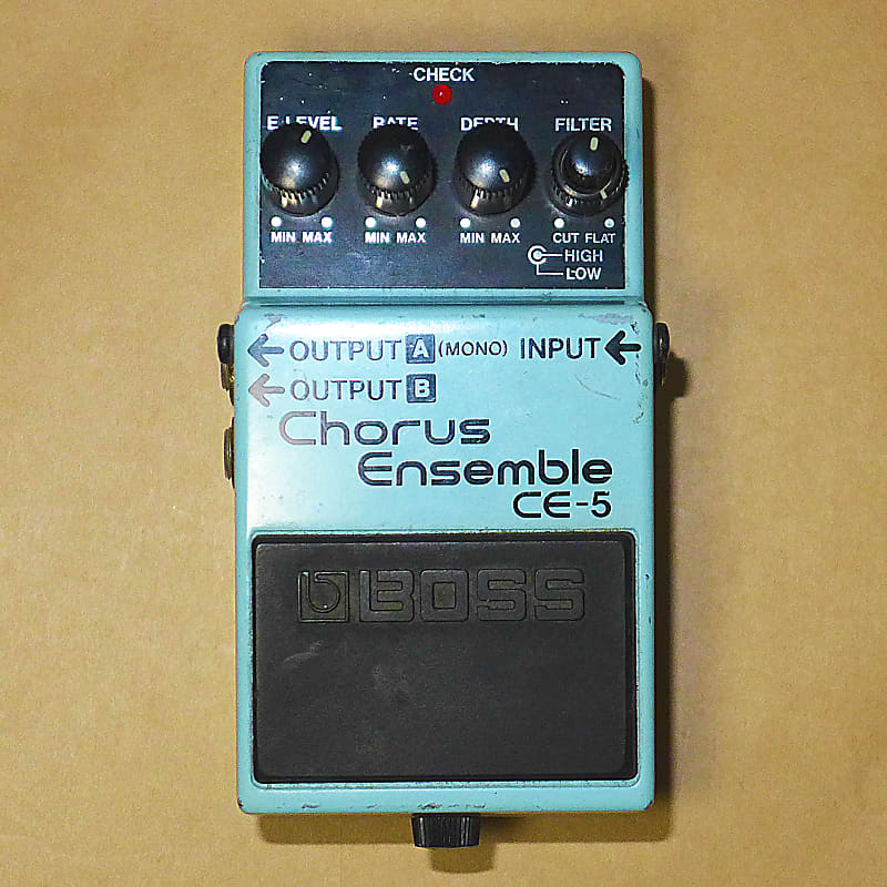 Boss CE-5 Chorus Ensemble (Blue or Pink Label) Analog MN3007 BBD image 1