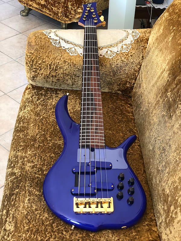 Fbass BN6 Réplica Alain Caron 2011 Blue | Reverb