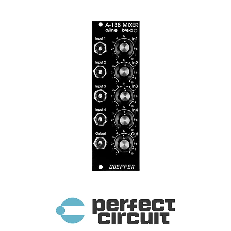 Doepfer A-138n Narrow Mixer (Slim Line) - Perfect Circuit