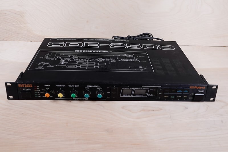 Roland SDE-2500 MIDI Digital Delay 整備済み Roland SDE-1000 Digital Delay Rack Effect Processor Japan