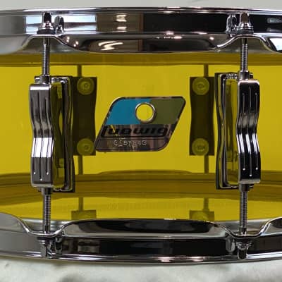 Ludwig 5x14" Vistalite Snare Drum - Yellow image 1