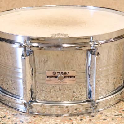 Yamaha SD565MA 6.5X14" Steel Snare Drum 8 Lug Vintage 1980's MIJ