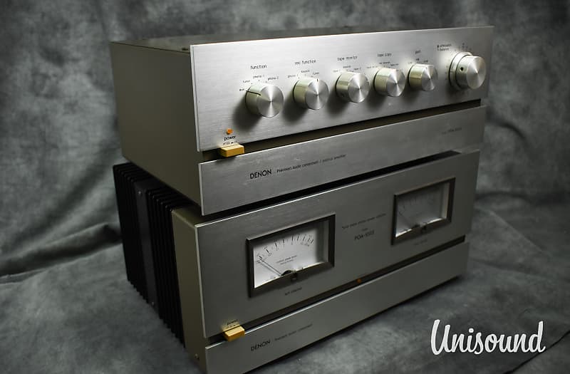 DENON、PRAー1003、プリアンプ Denon PRA-1003 Pre & Denon POA-1003 Power Amplifiers in