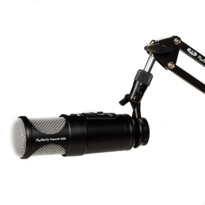 CAD Audio PM1300 PodMaster SuperD Broadcast/Podcasting Microphone w/ Broadcast-Style Boom Arm image 2