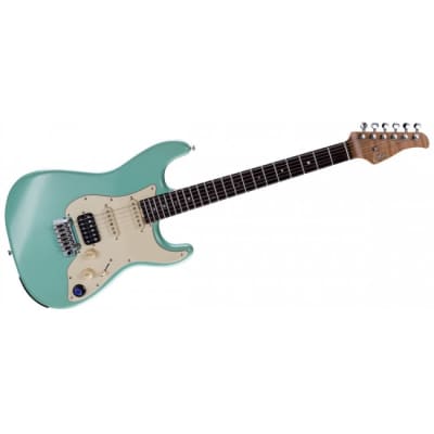 MOOER GTRS P800 GR Guitars Professional 800 Intelligent E-Gitarre, mint green for sale