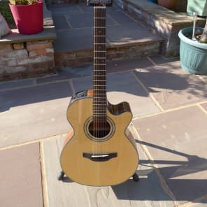 Takamine GF15CE NAT G15 Series FXC Concert Cutaway Acoustic/Electric Guitar Natural Gloss