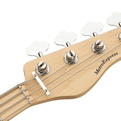 Sadowsky MetroExpress 21-Fret Vintage J/J Bass Solid Black High Polish image 8