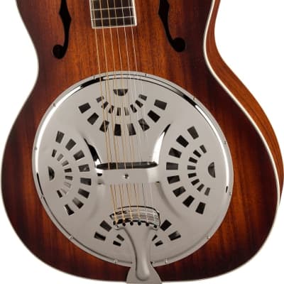 Fender PR-180E Resonator Guitar. Walnut Fingerboard, Aged Cognac Burst image 5