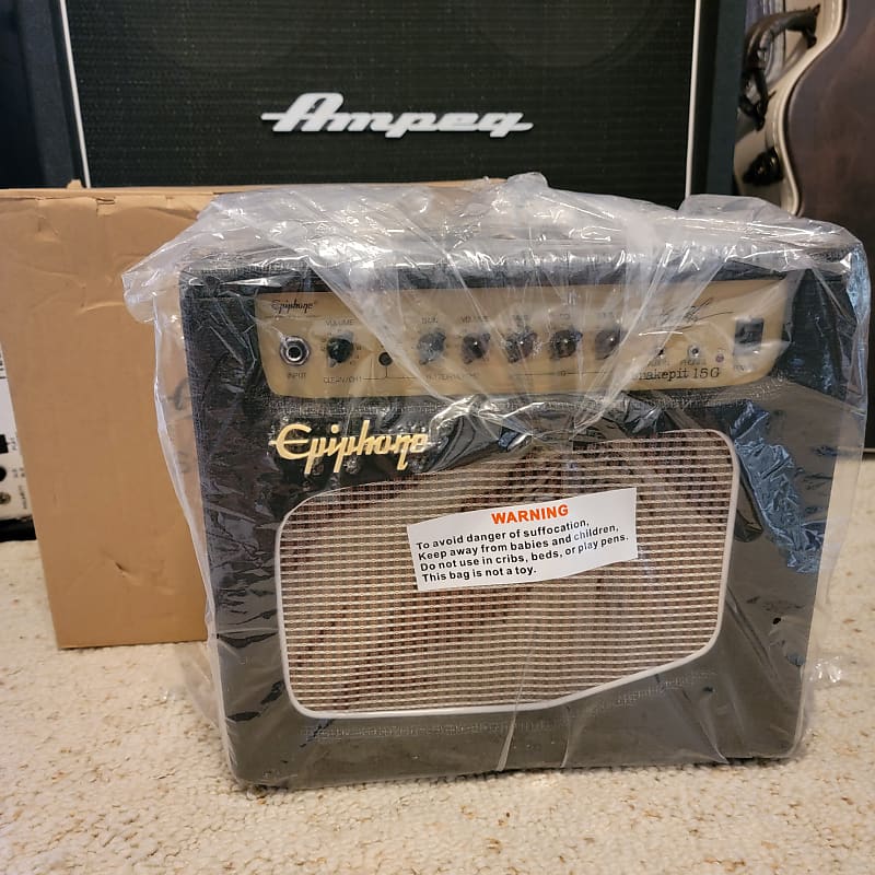 Epiphone Snakepit 15G Guitar Combo Amplifier Black Gold NOS With