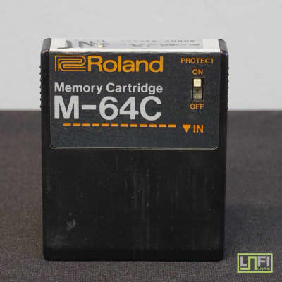 Roland M-64C Memory Data Cartridge Juno 2 MKS TR-707