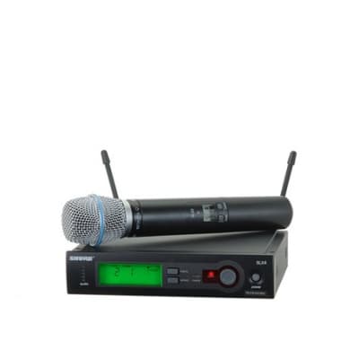 Shure SLX24/BETA87A Handheld Wireless System (Band G5) (Used/Mint) image 1