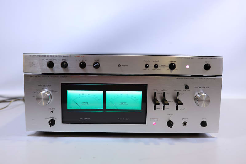 COMBO Vintage Luxman 5L15 Stereo Amplifier & Reamp 5F70. | Reverb