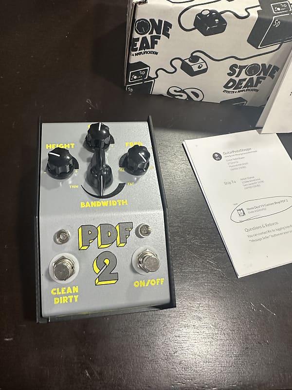 Stone Deaf FX PDF-2 Parametric Distortion | Reverb