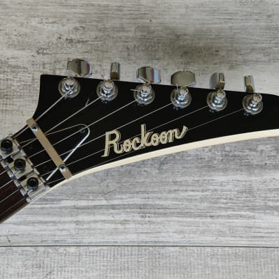 1985 Rockoon/Schaller Japan (by Kawai) RG Series "Thumb" Guitar (Pearl White) image 8