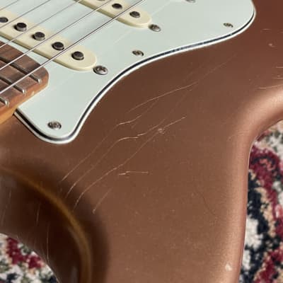 Fender Vintera Road Worn '60s Stratocaster Firemist Gold + NEW + 3,516 kg image 15