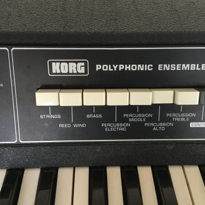 Korg Polyphonic Ensemble PE-1000 late-70s Black vinyl image 6
