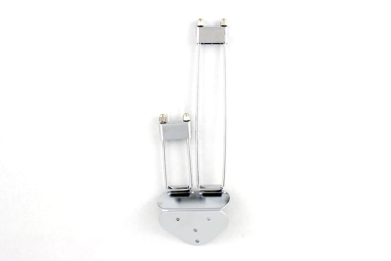Frequensator Style Split Trapeze Tailpiece - NICKEL image 1