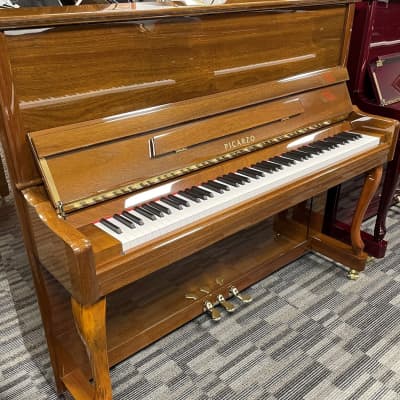 New Picarzo P-121 48" Upright Piano in Polished Ebony, Walnut Or Mahogany image 14
