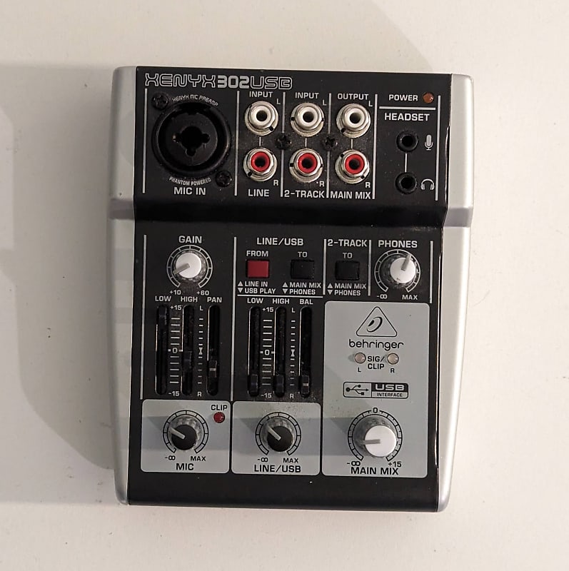 Behringer Xenyx 302USB Mixer and USB Interface Used Reverb Canada