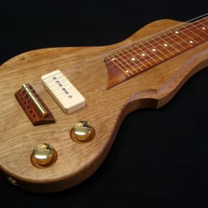 Rukavina 6 String Lapsteel Guitar w/P-90 - Mahogany/Cocobolo - 24" Scale Length image 2