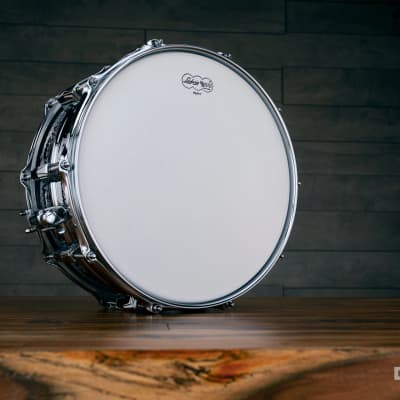 LUDWIG 14 X 6.5 LM402K HAMMERED SUPRAPHONIC SNARE DRUM, CHROME image 8