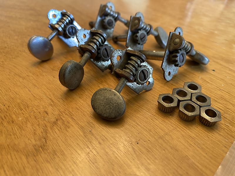 Waverly tuning machines 1940s Gretsch Martin 1950s Nickel Reverb