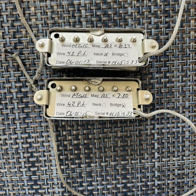 J S Moore Mini Humbucker Set, A5 Chrome image 3