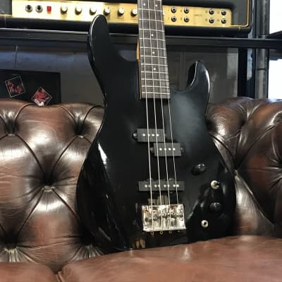 Aria Pro II SLB-2 Black 1980s | Reverb