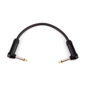 D'Addario PW-AMSPRR-105 American Stage Right Angle to Right Angle Patch Cable - 6 inch image 4