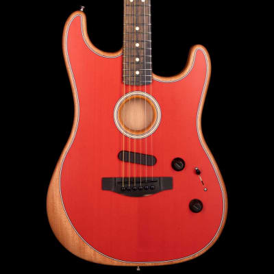 Fender Acoustasonic Stratocaster Acoustic-Electric Dakota Red image 2