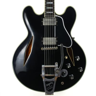 PROTOTYPE! 2017 Gibson Memphis Artist Proto Shinichi Ubukata Ebony Black ES-355 - Trini Lopez Diamond F-Holes DG-335, Bigsby for sale