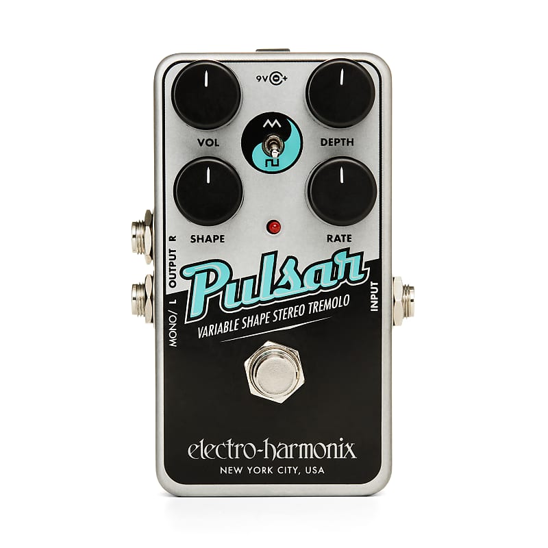 New Electro-Harmonix EHX Nano Pulsar Stereo Tremolo Guitar Effects Pedal