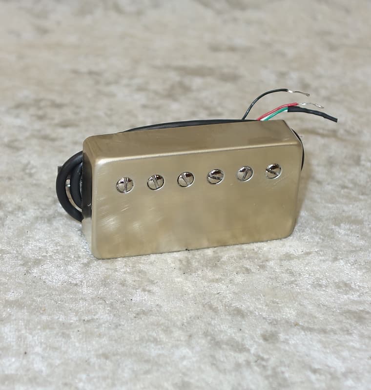 Bare Knuckle Stormy Monday neck humbucker pickup with raw nickel cover image 1