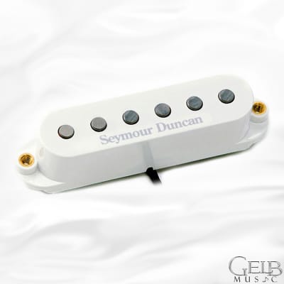 Seymour Duncan STK-S4b Classic Stack Plus Strat Electric Guitar Pickup - Bridge, White image 1