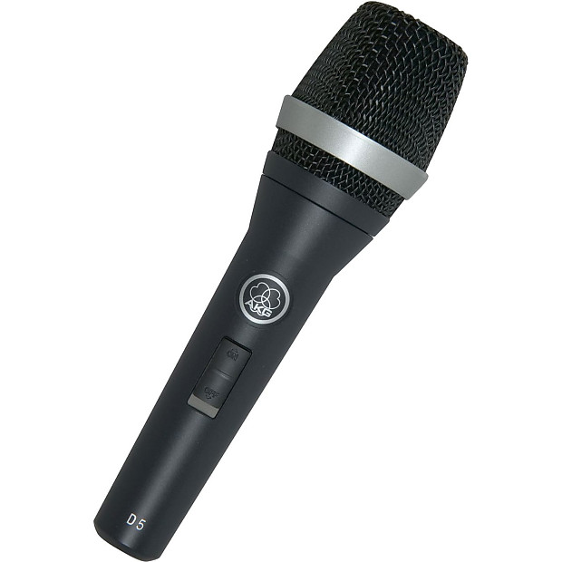 AKG D5S Supercardioid Dynamic Vocal Microphone w/ On/Off Switch image 1