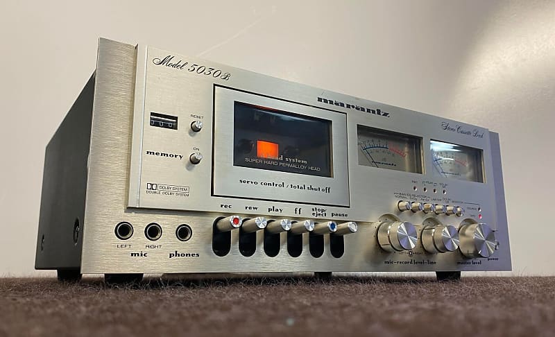 Vintage Marantz 5030B Silver Face Stereo Cassette Deck. | Reverb