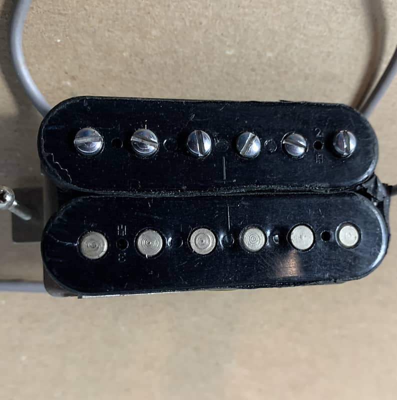 Gibson T Top Pickup Reversed T's 19731980 Black Reverb