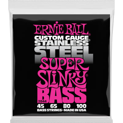 Ernie Ball Super Slinky Stainless Steel Bass 2844 .045-.100 image 1