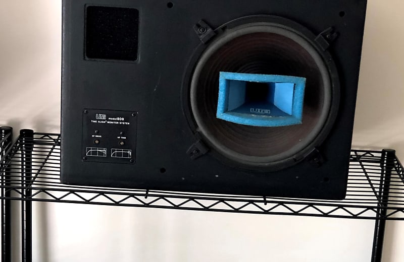 Urei Model 809 Time Align Studio Monitors (pair) Black | Reverb Urei Model 809 Time Align Studio Monitors (pair) Black | Reverb