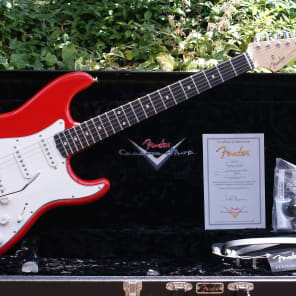 2008 Fender Custom Shop Todd Krause Masterbuilt Mark Knopfler Hot Rod Red 60’s Strat image 1