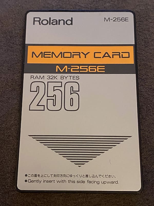 Roland M-256E Memory Ram Card 32Kb for Roland Synthesizer