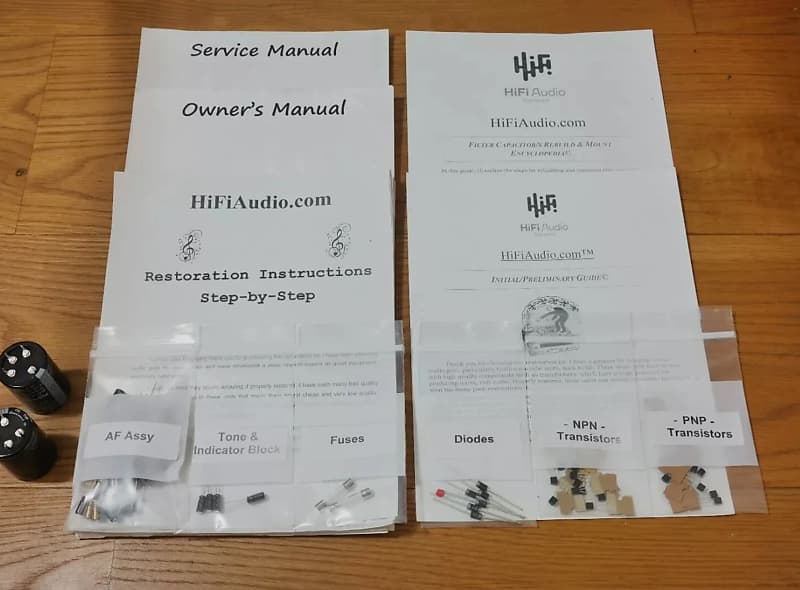 Pioneer SA-6700 restoration kit filter capacitor repair rebuild fix  			