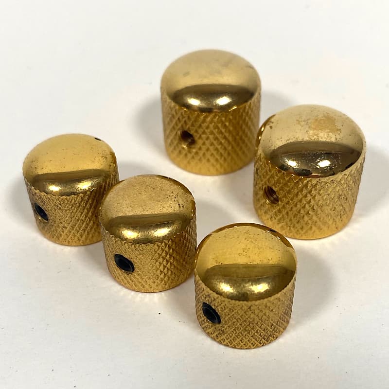 Ibanez Soundgear Bass Gold Knobs 5 2 Large 3 Small Gold Reverb