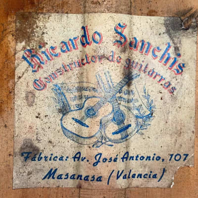 Ricardo Sanchis Nacher flamenco guitar ~1935 - old world flamenca (Santos Hernandez/Domingo Esteso) image 13