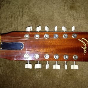 Vintage 1960's Goya Ts4 12 string acoustic guitar made in Sweden image 2