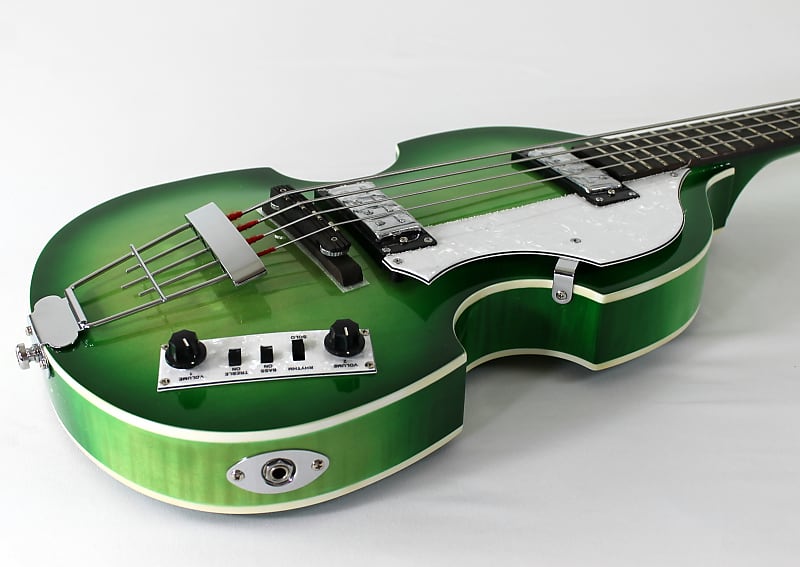 Hofner Ignition Limited Ed Violin Electric Bass 70's Green Gloss